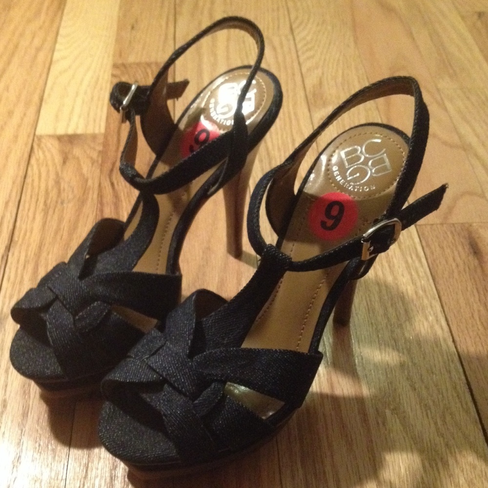 BCBG Demin Shoes.